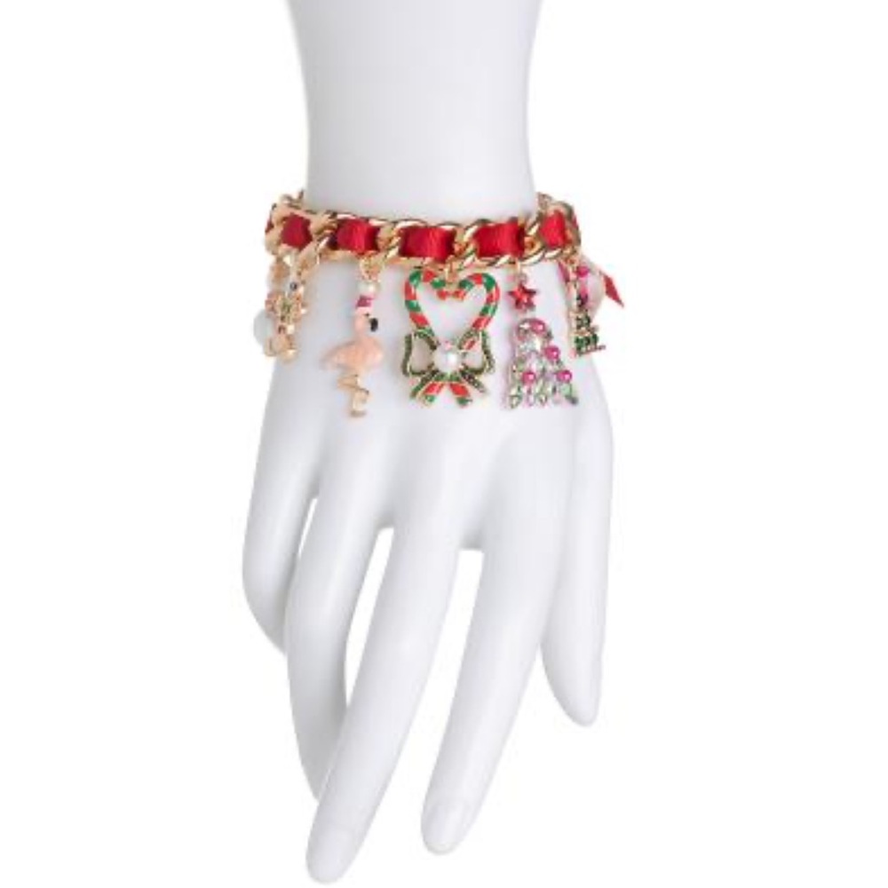 Betsey Johnson Christmas Holiday Bracelet - Picture 7 of 7